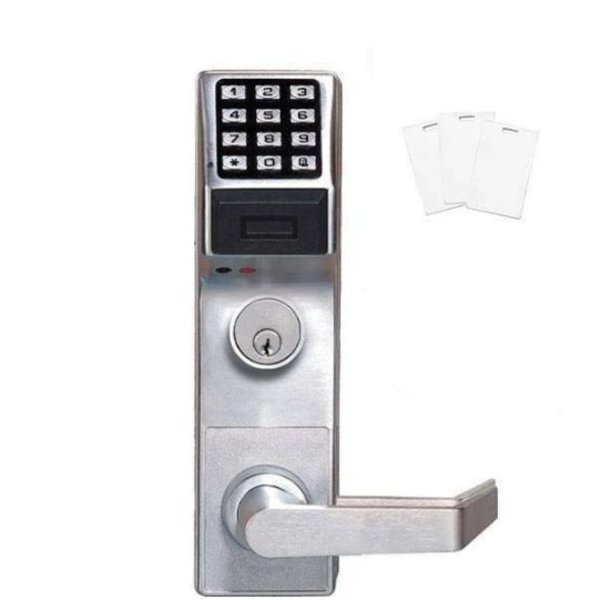 Alarm Lock ALARM LOCK ETPDLS1G-26DY71 TRILOGY EXIT TRIM PROX READER WITH KEYPAD STRAIGHT LEVER - YAL ALL-ETPDLS1G-26D-Y71